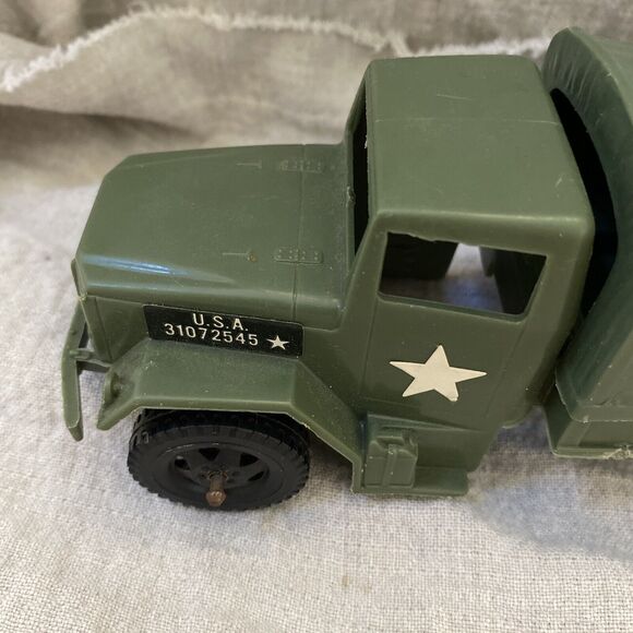 Tim Mee Toy Lot Cargo Truck And Tank WWII Lot Of 2 Plastic Green Army Men - Picture 2 of 16